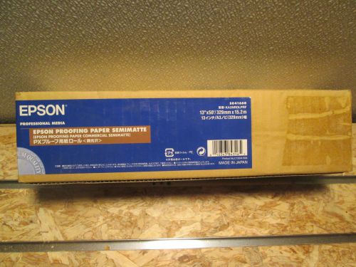 Epson 13&#034; x 50&#039; roll proofing paper semimatte