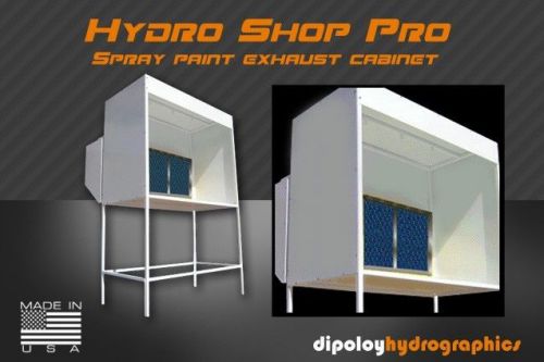 Hydrographics paint shop commercial paint spray exhaust cabinet open industrial for sale