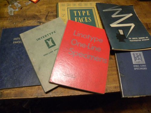 Huge lot of Linotype books