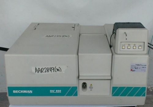 BECKMAN DU 650 SPECTROPHOTOMETER -AAR 2849
