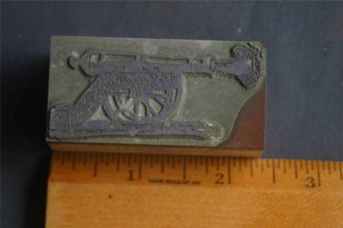 Letterpress Printing Block Cannon          (008)