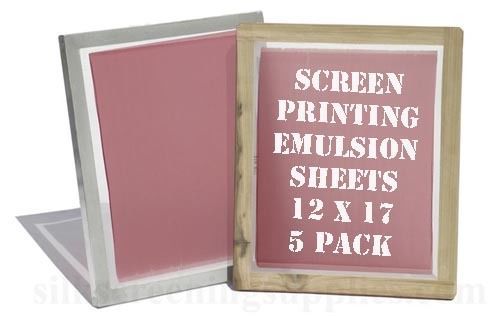 Emulsion Sheets - 5  Pack - 12&#034;x17&#034;