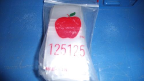 1.25 x 1.25 baggies new zip lock seal fast shipping 400 total fast free ship for sale