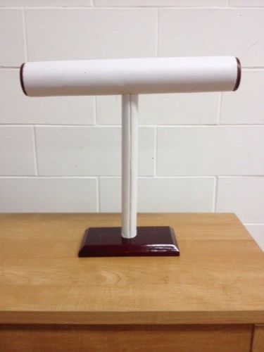12&#034; tall white wood t-bar for sale