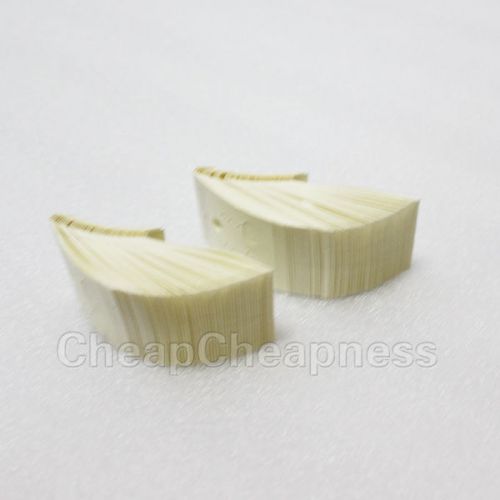 Valuable 100x Paper Earring Jewelry Display Hanging Card Tags Light Yellow TBCA