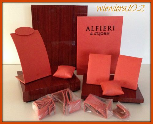 Damiani ALFIERI St. JOHN Counter DISPLAY Stand JEWERLY Dealer SIGN Store LEATHER