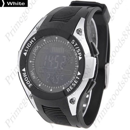 Wristwatch waterproof fishing barometer men&#039;s altimeter thermometer white sport for sale
