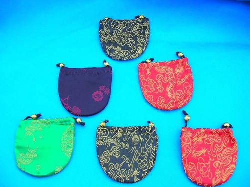 15 pcs chinese silk coin pouch jewelry ORGANZA *Ship From US/Canada*