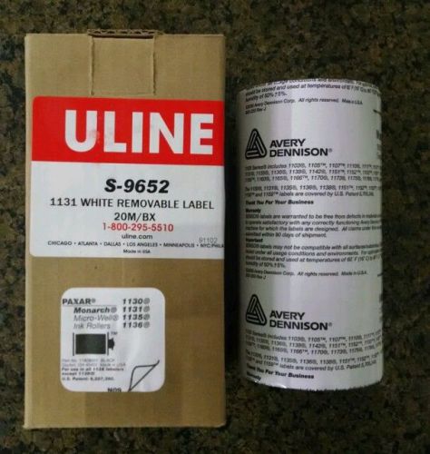 Uline Labels - S-9652 for Monarch 1100 series label guns