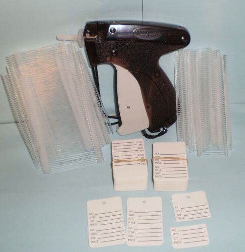 Fine clothing garment price tagger tag tagging gun 2000 barbs + 100 price label for sale