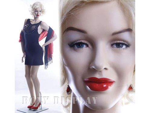Sexy Female Fiberglass Mannequin Marilyn Monroe Style Dress Form #MZ-MONROE2