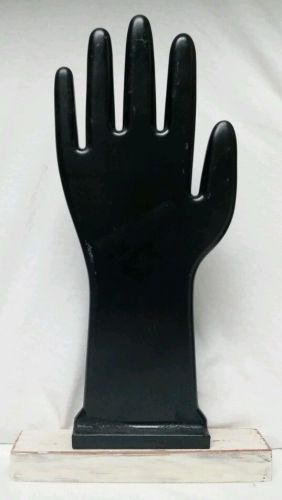Vintage 1970&#039;s era wooden mannequin hand glove mold form/ jewelry display parts for sale