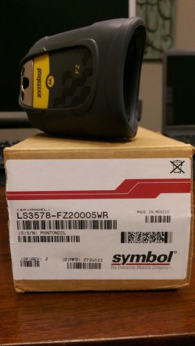 Symbol ls3578-fz rugged bar code scanner with stb3578 standard cradle for sale