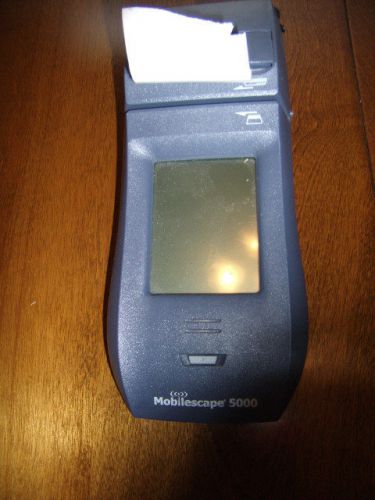 BankServ Mobilescape 5000 Credit Card Swiper Point of Sale UNTESTED FOR PARTS