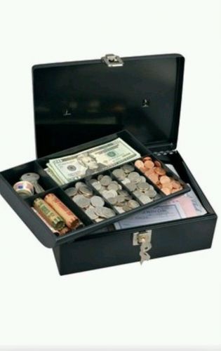 New Master Lock 7113D Cash Box with 7-Compartment Tray