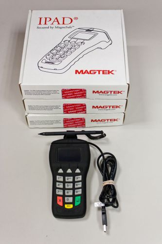 4 Magtek handheld POS Credit Card Reader / PINpad terminals Part #30050400