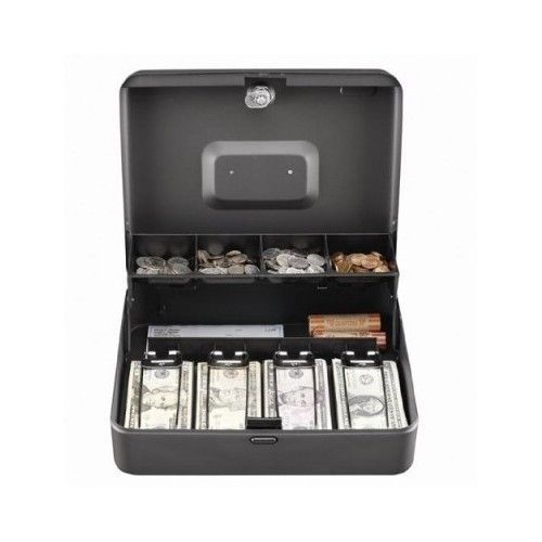 Money storage drawer steel cash lock box cashier transporter currency safe store for sale