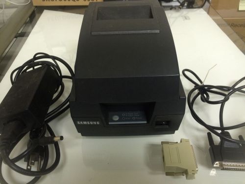 Samsung SRP-270CG Receipt Printer W/ Power Supply, Serial Cable, Ethernet Extend