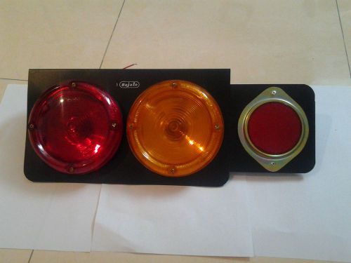 2x truck trailer tail flasher with reflex reflector with bulbs for sale