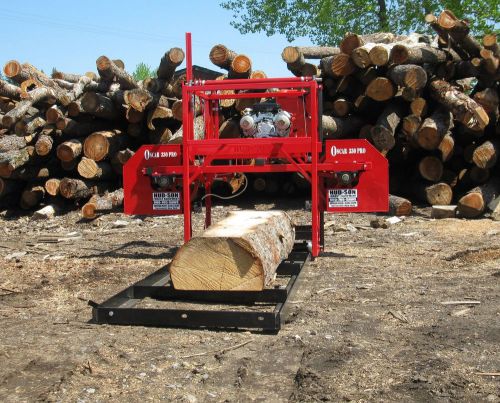 Hud-son forest equipment oscar 236 portable sawmill bandmill cabin kit saw mill for sale