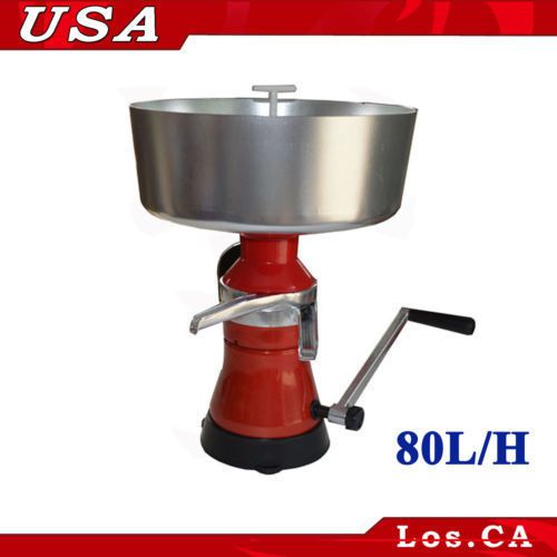 New hand milk cream separator 80l/h manual fresh good quality clean for sale