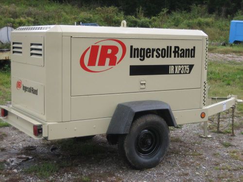 Ingersoll rand diesel air compressor xp375wcu for sale