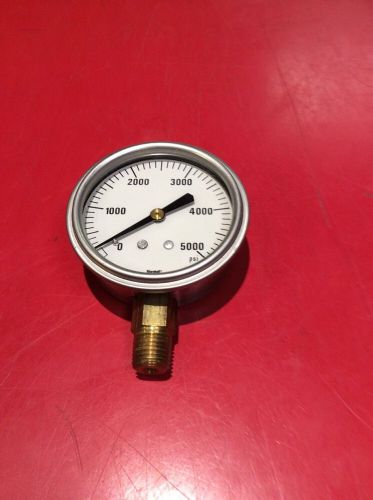 Marshall Town Instruments C274C8 0-5000 psi Oil Filled Pressure Gauge