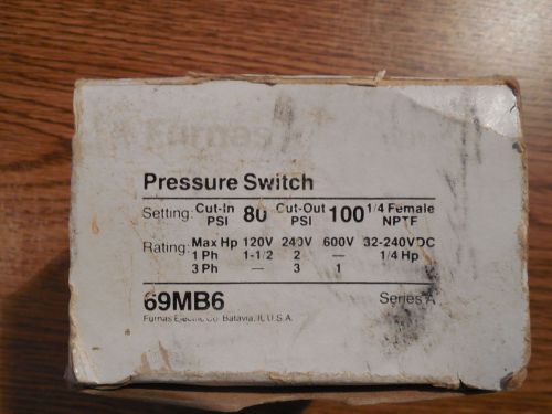 Furnas 69MB6 Pressure Switch