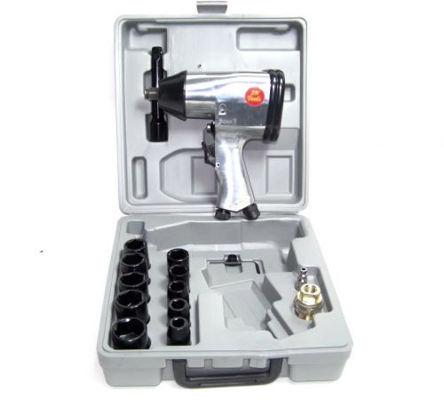 17 PC 1/2&#034; DRIVE AIR IMPACT WRENCH WITH SOCKET AIR TOOLS