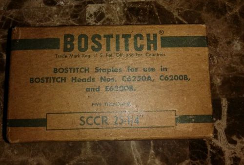 Vtg BOSTITCH staples sccr 25-1/4&#034; c6250a,c6200B,and E6200B