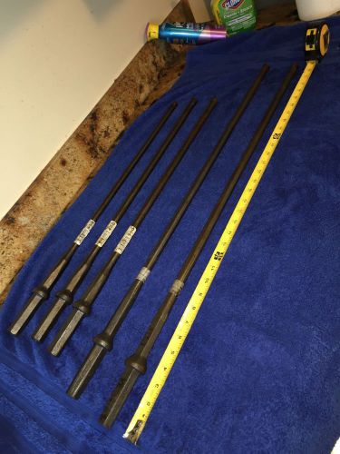 LOT OF 5 BRUNNER AND LAY 7/8&#034; x 3-1/4&#034; 30  x 1 3/8 WB WHIRLIBIT And 24&#034;