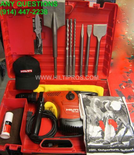 HILTI TE 50 HAMMER DRILL, FREE BITS AND CHISELS, EXCELLENT CONDITION, FAST SHIP