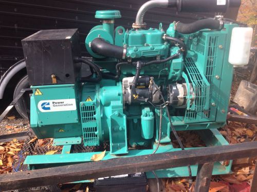 Twin cylinder 15kw cummins india generator genset for sale