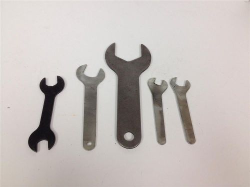 Industrial grinder sander spanner wrench lot 2&#034; 26mm 11/16&#034; &amp; 1/2&#034; for sale