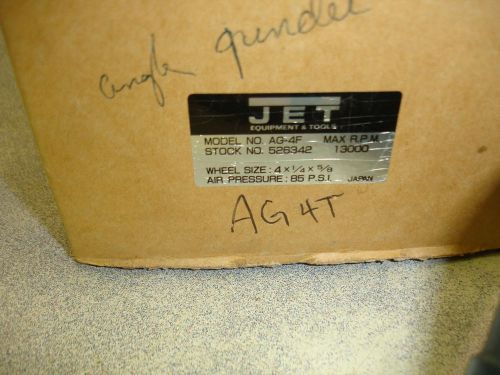 Jet Professional Air AG-4F Heavy Duty Air Industrial 4&#034; Grinder  Jet 526342
