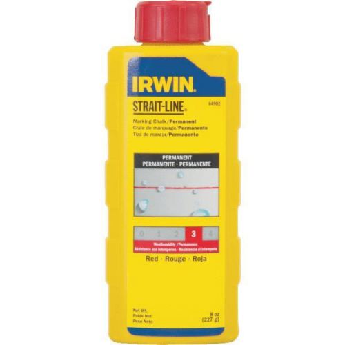 Irwin 64902 powdered chalk-8oz red chalk for sale