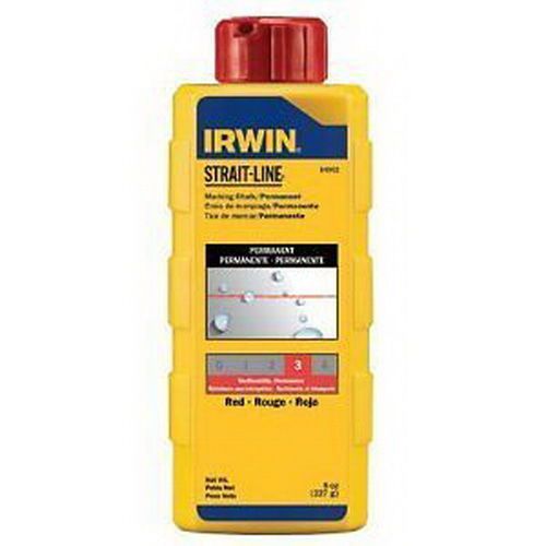 New Irwin 64902 Strait-Line Marking Chalk Refill Red 8 Oz.Long Lasting Lines