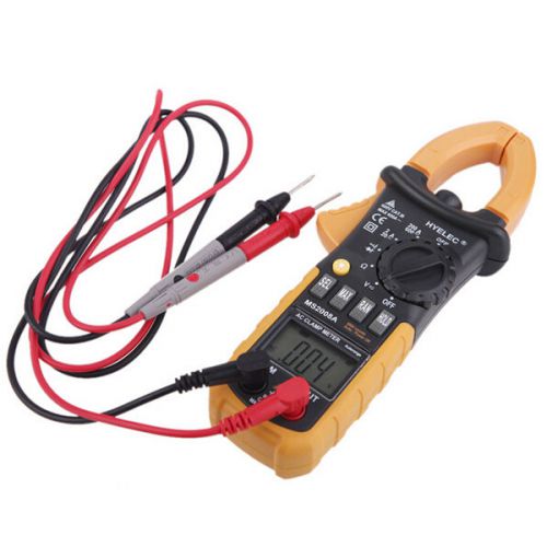 Hyelec ms2008a professional digital ac clamp meter 2000 counts w%2f backlight for sale