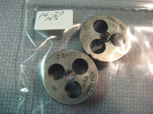 New american usa made 1&#034; round die, threadit 14-20ns 14-20 ns for sale