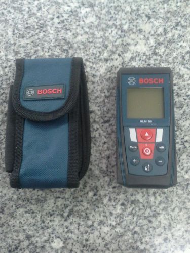 Bosch GLM50 165-ft Metric and SAE Laser Distance Measurer and Case a-x
