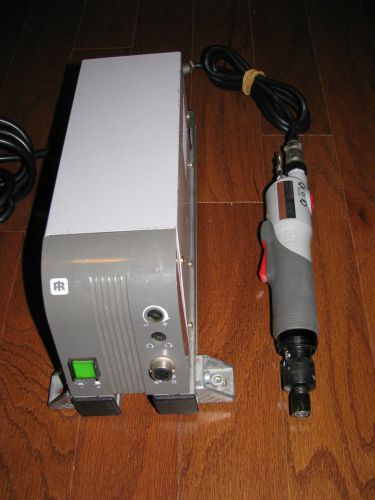 Ingersoll rand assembly screw driver el1007 b &amp; power supply ec 24n working good for sale