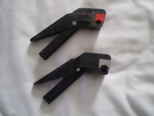 Catv rg6 and rg11 cable prep/stripper tools set of 2 made by raychem for sale
