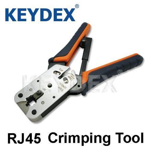 New Keydex 8P8C RJ45 Modular Crimp Crimping Tool Wire Stripper Cutter Crimper