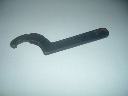Vintage KAL 7502 Adjustable Hook Spanner Wrench 3/4&#034; - 2&#034; Drop Forged USA