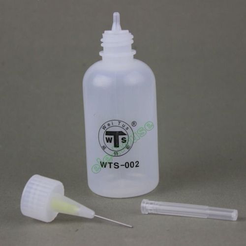 10Lot 100ml/3.38oz Needle Tip Soldering Liquid Gas Oil Dispenser Plastic Bottle