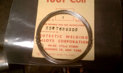 Silver brazing wire solder 51% 1/32&#034; one quarter troy oz eutectic eutec rod 1801 for sale