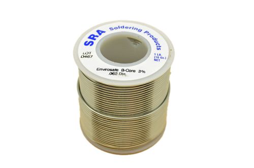Lead free acid core envirosafe solder .062-inch, 1-pound spool for sale