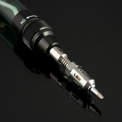 Pen Shaped Cordless DIY Butane Gas Soldering Solder Iron Gun Torch Tip Tool M2