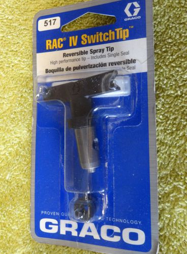 NEW Graco  RAC 5 airless sprayer reversible spray switch tip 517
