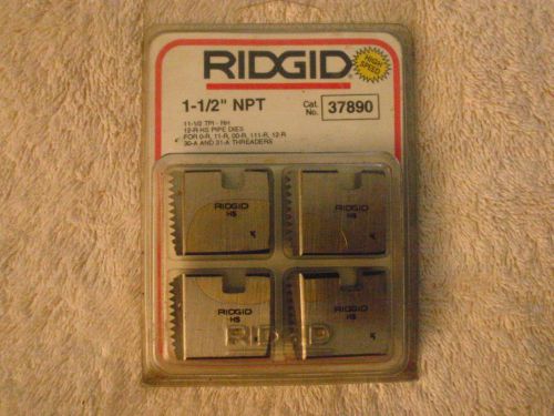 Ridgid replacement die blades 1-1/2&#034; set of 4, 37890 for sale